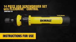 Video DEWALT® DWHT66719 USB Screwdrive how to use instructional video